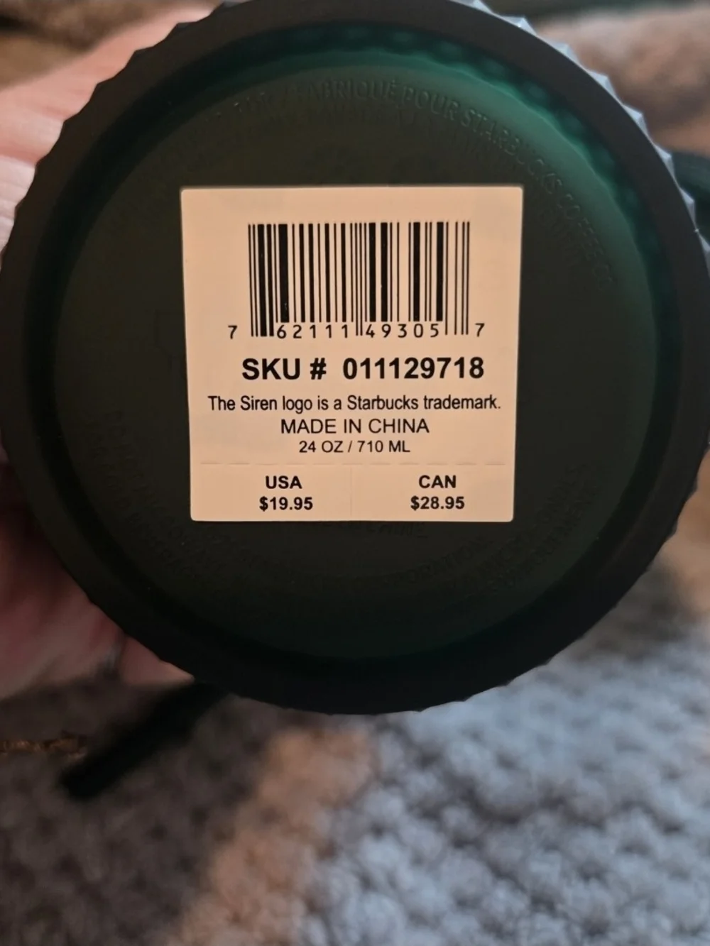Starbucks durable matte